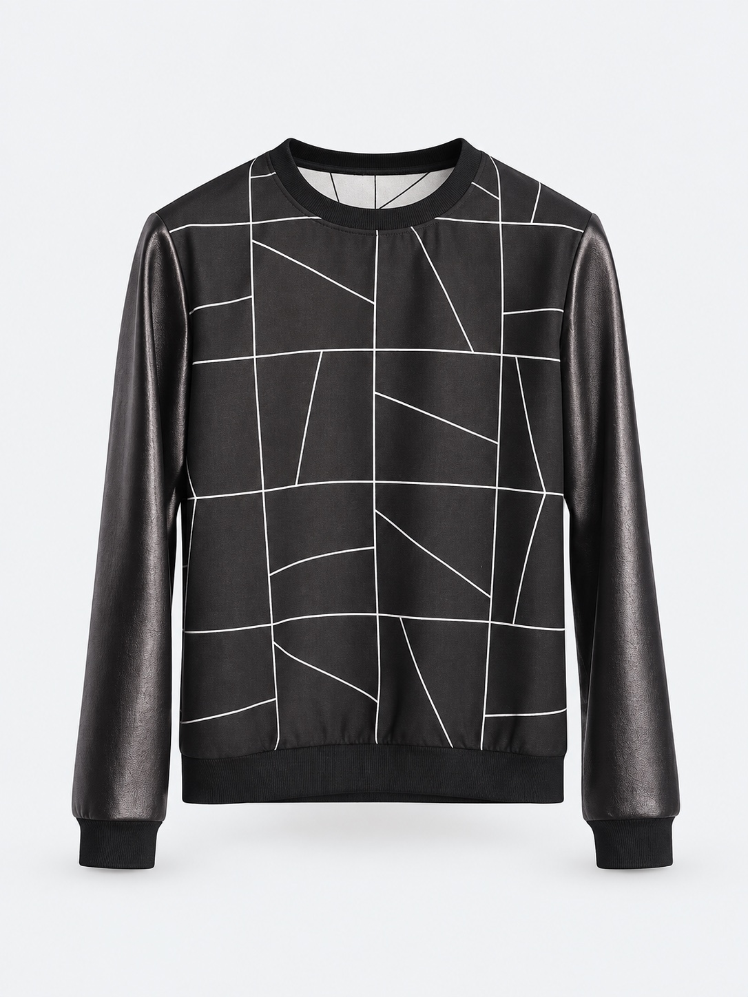 Monochrome graphic sweatshirt