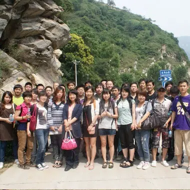 Original company team activity archive photograph